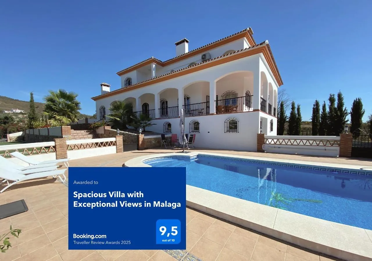 Spacious Villa With Exceptional Views In Malaga Casarabonela
