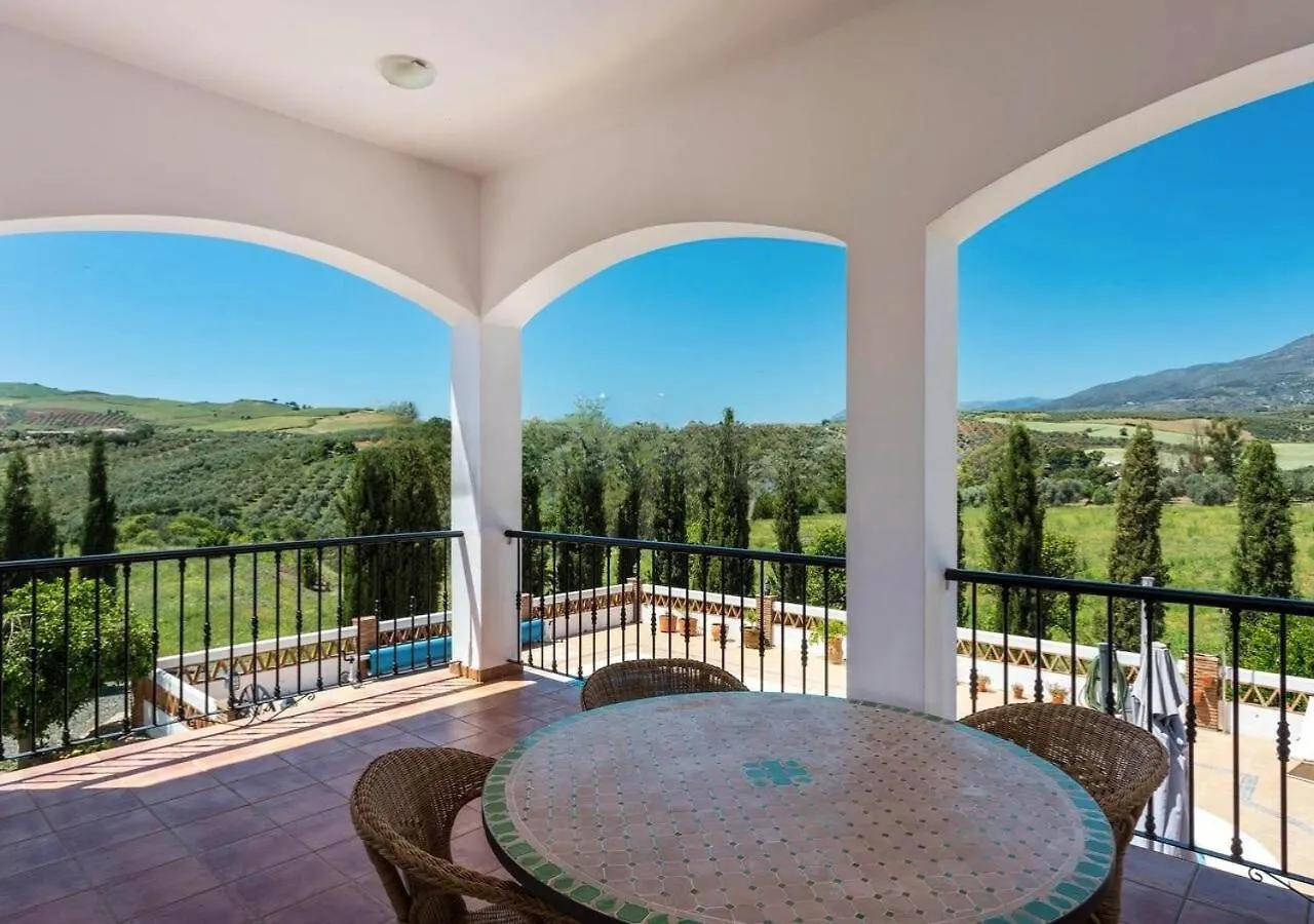 Spacious Villa With Exceptional Views In Malaga Casarabonela Spain